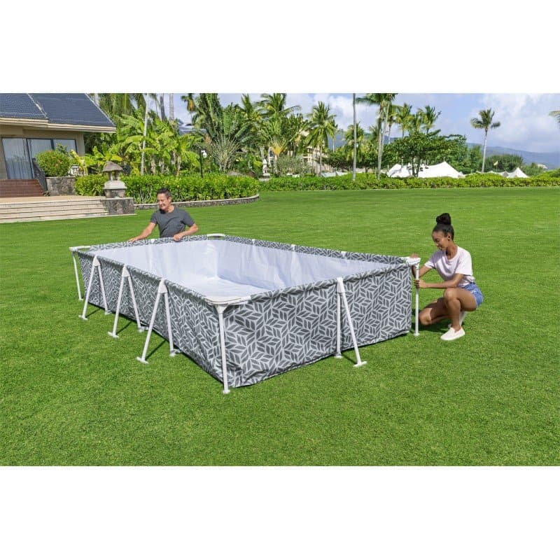 Сглобяем басейн Bestway Steel Pro 366х201х66см с тръбна конструкция - Image 12