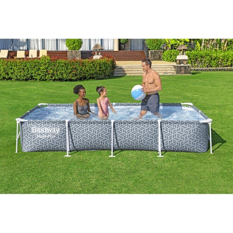 Сглобяем басейн Bestway Steel Pro 366х201х66см с тръбна конструкция - Image 9